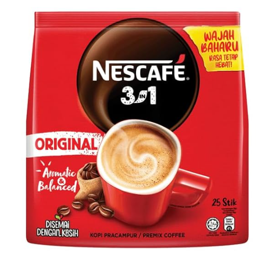 Nestle Coffee 3-in-1 (11 pieces in each roll)