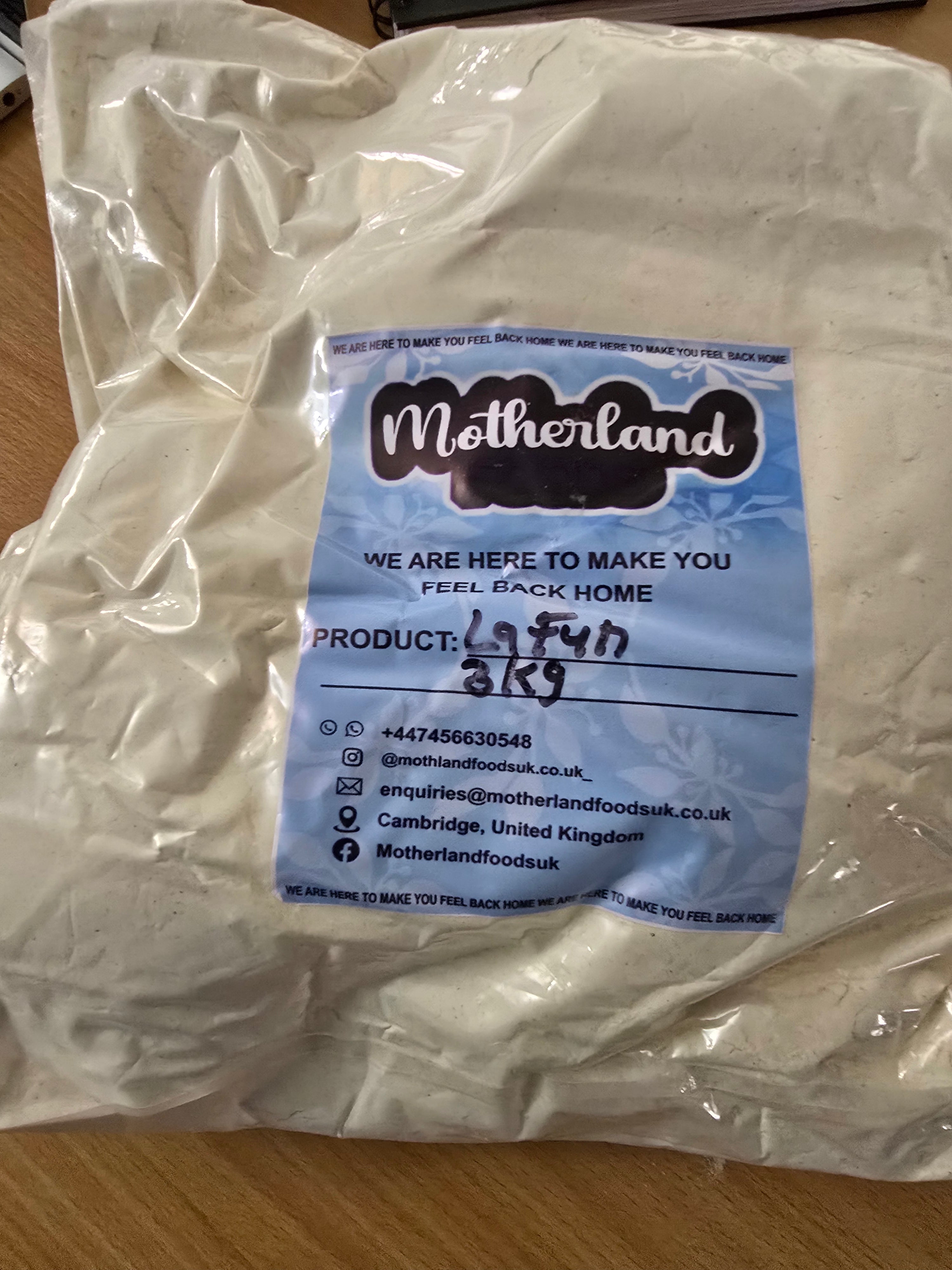 Lafun ,cassava flour  3kg